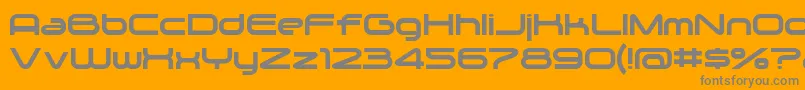 fuente Zygo – Fuentes Grises Sobre Fondo Naranja