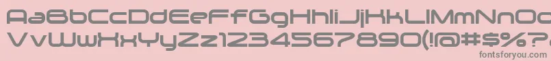 Zygo Font – Gray Fonts on Pink Background