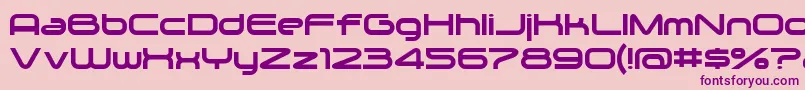 Zygo Font – Purple Fonts on Pink Background