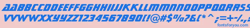 More about SonicCutThruHeavyBt Font SonicCutThruHeavyBt Font – Blue Fonts on Pink Background