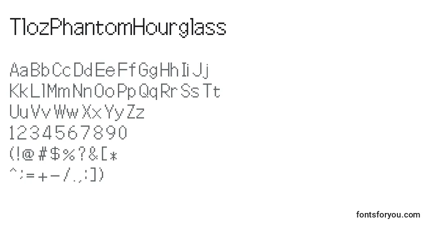 A fonte TlozPhantomHourglass – alfabeto, números, caracteres especiais