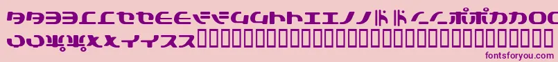 Tokys Font – Purple Fonts on Pink Background