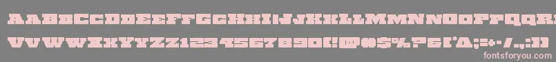 Chicagoexpress Font – Pink Fonts on Gray Background