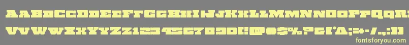 Chicagoexpress Font – Yellow Fonts on Gray Background