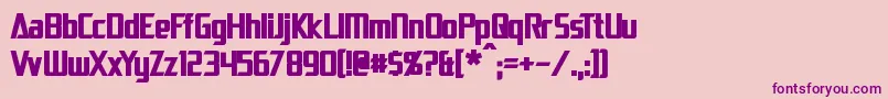 DaiAtlasBold Font – Purple Fonts on Pink Background