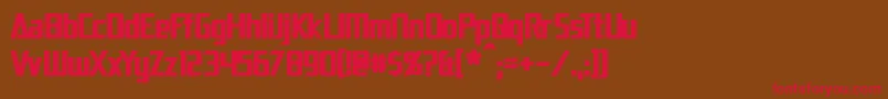 DaiAtlasBold Font – Red Fonts on Brown Background