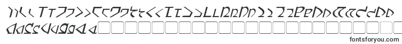 Шрифт DwemerItliac – заостренные шрифты