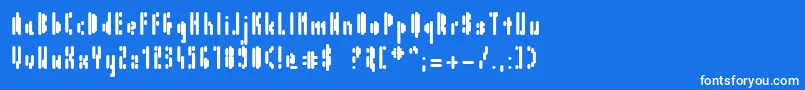 Lisätietoja AirInSpace-fontista AirInSpace-fontti – valkoiset fontit sinisellä taustalla