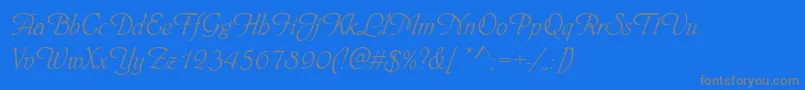 En savoir plus sur la police Phyllisd Police Phyllisd – polices grises sur fond bleu