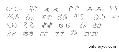 Schriftart MageScriptItalic