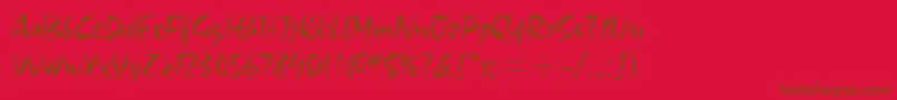 Lisätietoja ChocitcTtLight-fontista ChocitcTtLight-fontti – ruskeat fontit punaisella taustalla