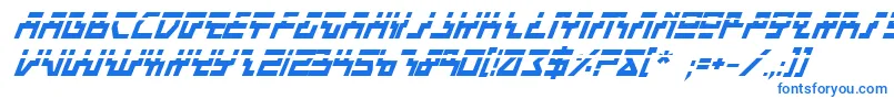 BeamRiderBoldItalicLaser Font – Blue Fonts