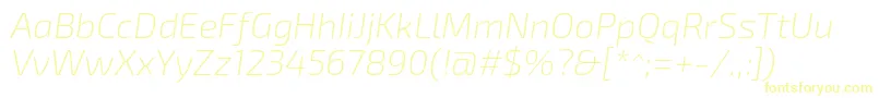 Exo2.0Extralightitalic Font – Yellow Fonts