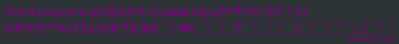 MarasEye Font – Purple Fonts on Black Background