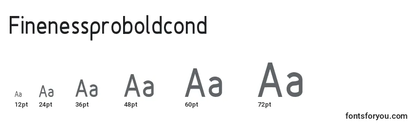Finenessproboldcond Font Sizes