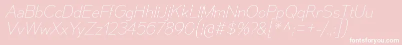 フォントMesmerizeUlIt – ピンクの背景に白い文字