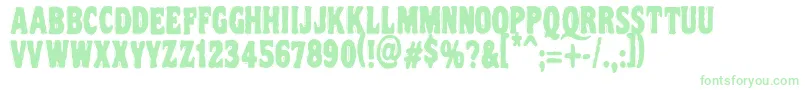 Vtcnightofthedrippydeadcaps-Schriftart – Grüne Schriften