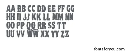 Review of the Vtcnightofthedrippydeadcaps Font