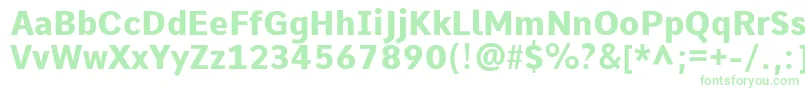 CommeExtrabold Font – Green Fonts