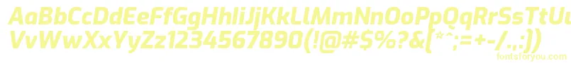 ExoExtrabolditalic Font – Yellow Fonts