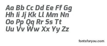 Review of the ExoExtrabolditalic Font