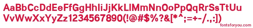 Lunchtype21Bold Font – Red Fonts