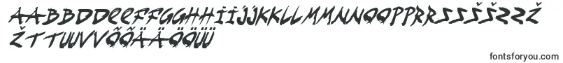 FightKidCondensedItalic-Schriftart – estnische Schriften