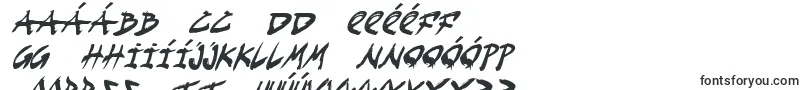 FightKidCondensedItalic-Schriftart – gälische Schriften