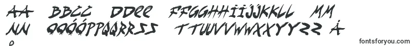 FightKidCondensedItalic-Schriftart – polnische Schriften