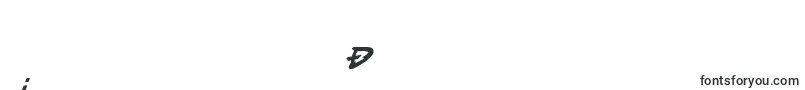 FightKidCondensedItalic-Schriftart – belarussische Schriften