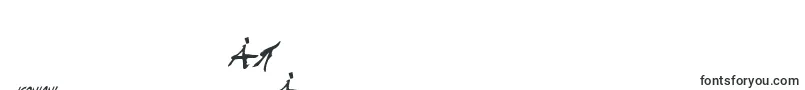 FightKidCondensedItalic-Schriftart – singhalesische Schriften