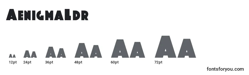 AenigmaLdr Font Sizes