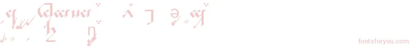 Fonte TengwarNoldorA – fontes cor-de-rosa