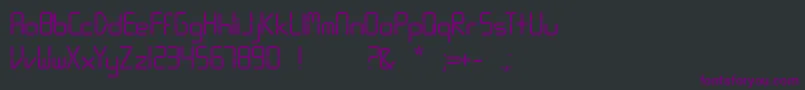 fuente Digitalism – Fuentes Moradas Sobre Fondo Negro