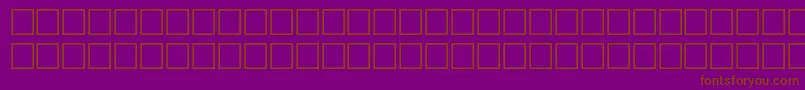 Tashpri Font – Brown Fonts on Purple Background