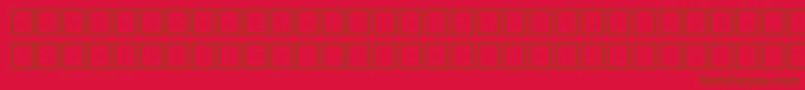 Tashpri Font – Brown Fonts on Red Background