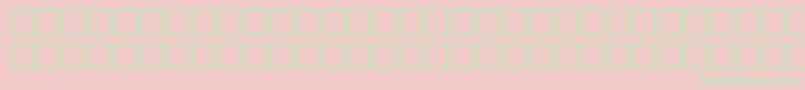 Tashpri-Schriftart – Grüne Schriften auf rosa Hintergrund