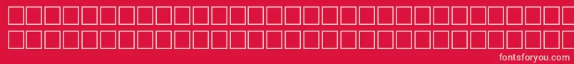 Tashpri Font – Pink Fonts on Red Background