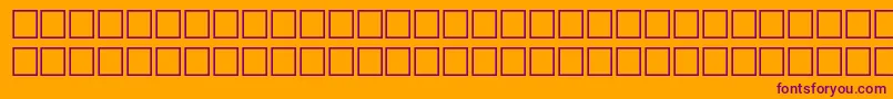 Tashpri Font – Purple Fonts on Orange Background