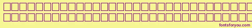 Tashpri Font – Purple Fonts on Yellow Background
