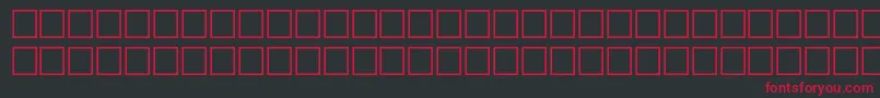 Tashpri Font – Red Fonts on Black Background