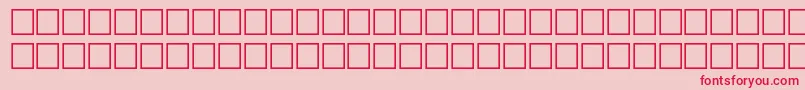 Tashpri Font – Red Fonts on Pink Background
