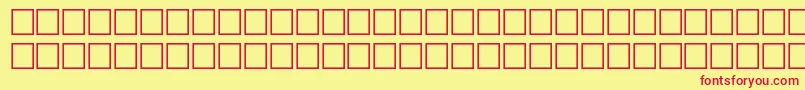Tashpri Font – Red Fonts on Yellow Background