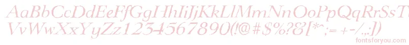 LingwoodantiqueItalic Font – Pink Fonts