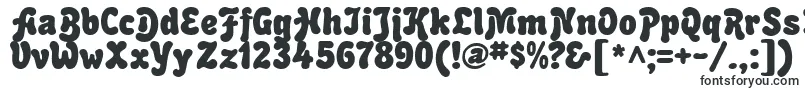 Bubblesoft-fontti – tarrafontit