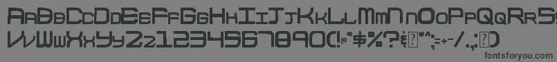 003BlockCode Font – Black Fonts on Gray Background