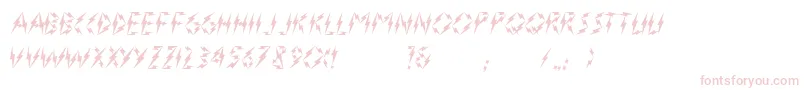 Flasher2 Font – Pink Fonts on White Background