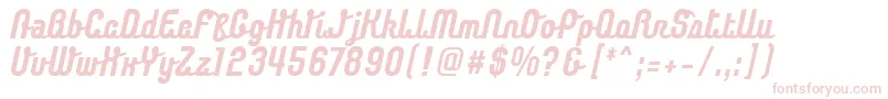 ChaingothicBold Font – Pink Fonts on White Background