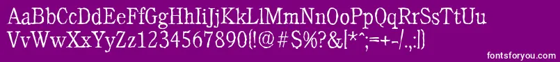 More about CalgaryantiqueXlightRegular Font CalgaryantiqueXlightRegular Font – White Fonts on Purple Background