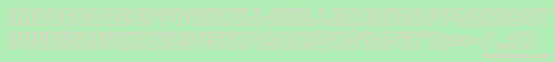 More about Thundertrooperengrave Font Thundertrooperengrave Font – Pink Fonts on Green Background